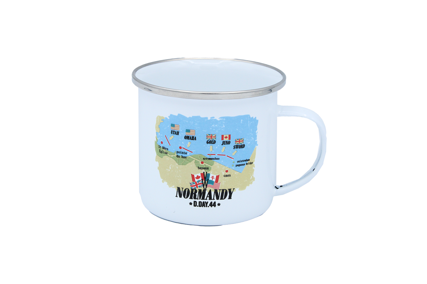 MUG METAL CARTE DEBARQUEMENT
