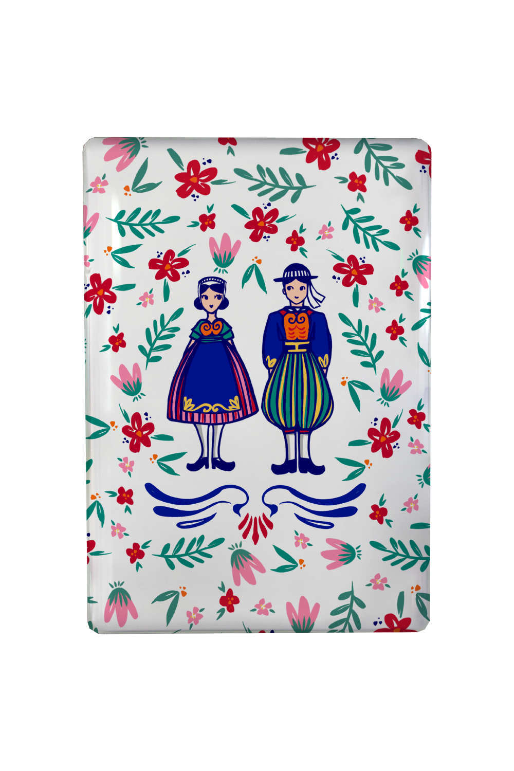 MAGNET RETRO POKOU FLEURS