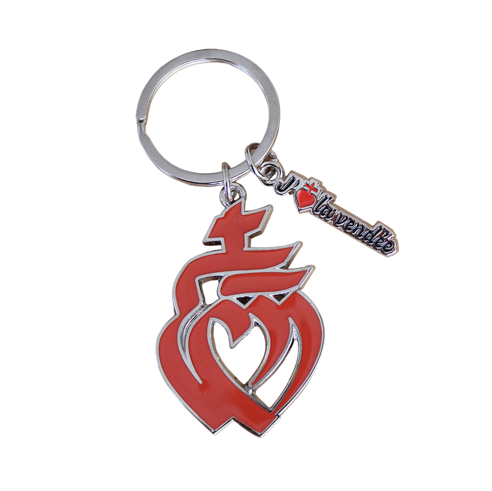 PORTE CLÉS COEUR VENDEEN