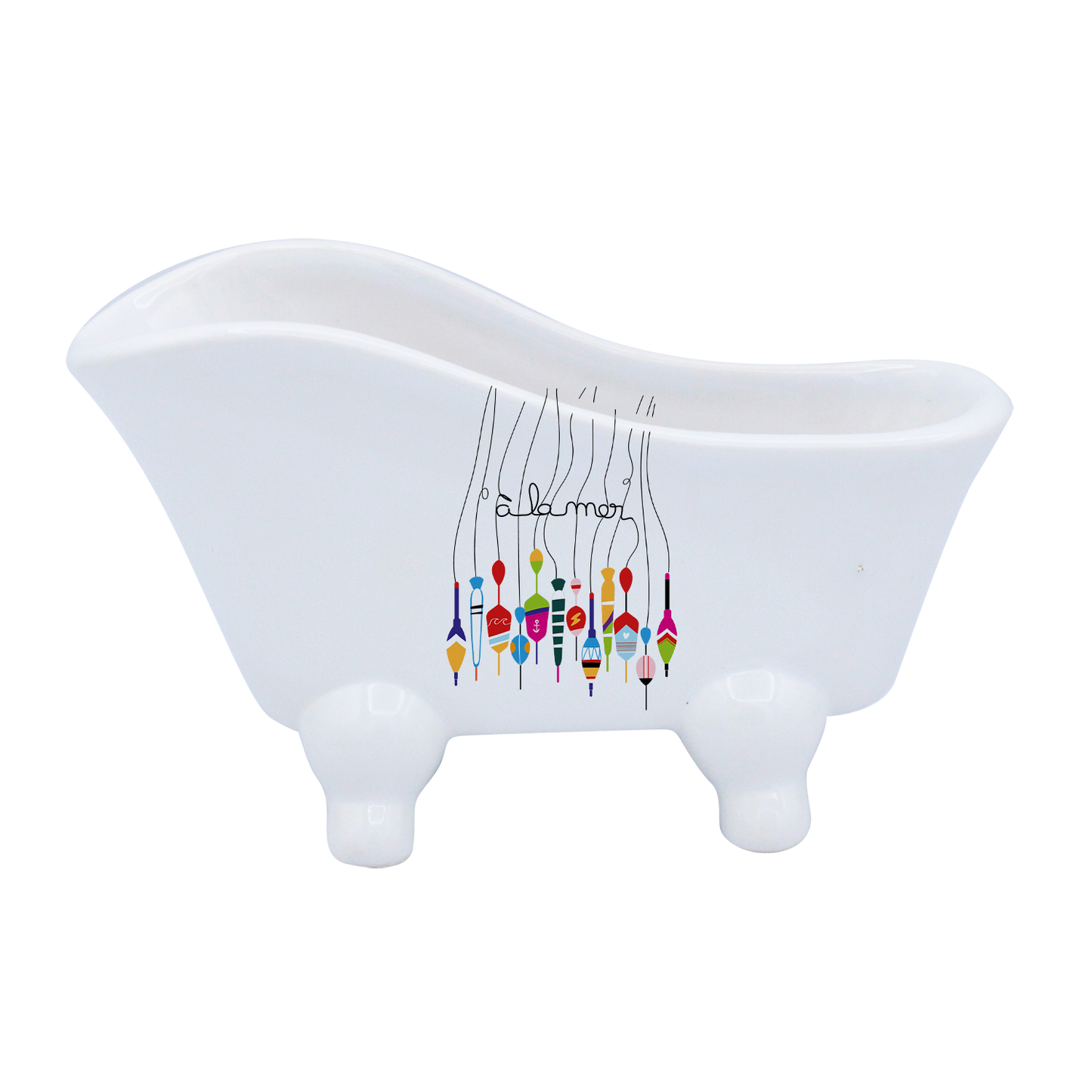 BAIGNOIRE BLANCHE - A LA MER BOUCHON