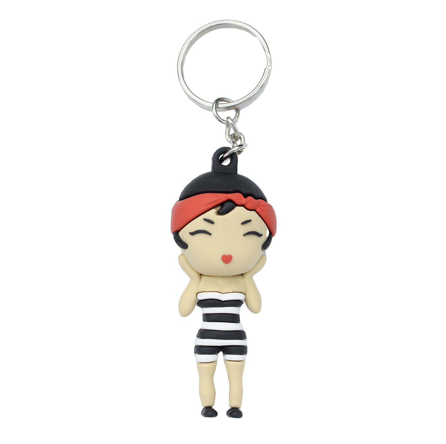 PORTE CLES SILICONE BAIGNEUSE