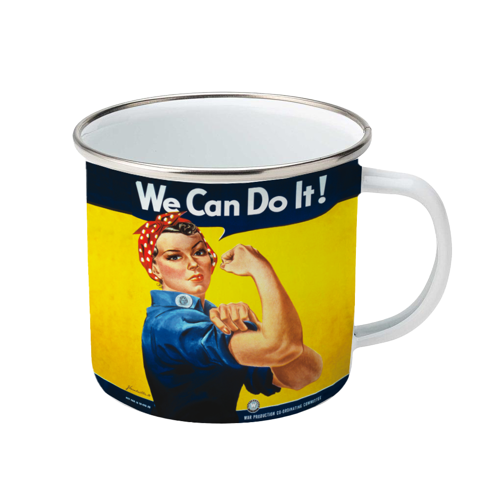 MUG METAL ROSIE "WECAN DO IT"