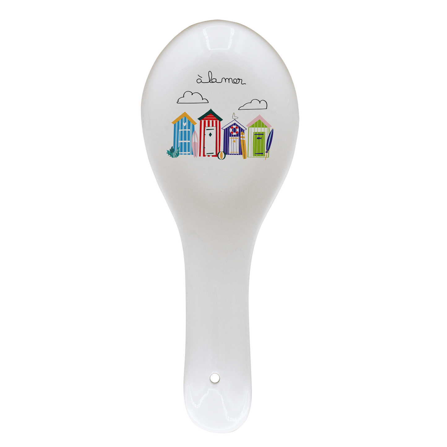 REPOSE CUILLERE BLANC - A LA MER CABINES