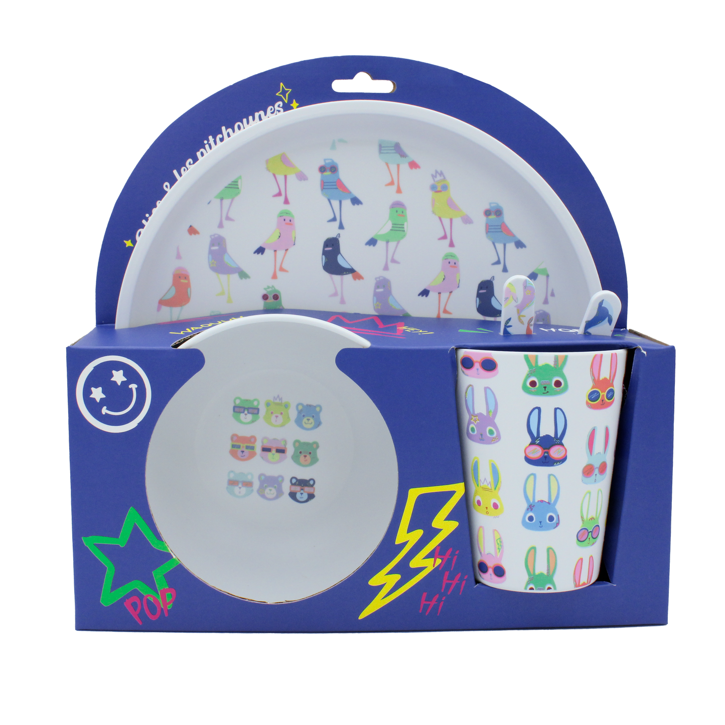 COFFRET REPAS ENFANT POP 5 PIÈCES
