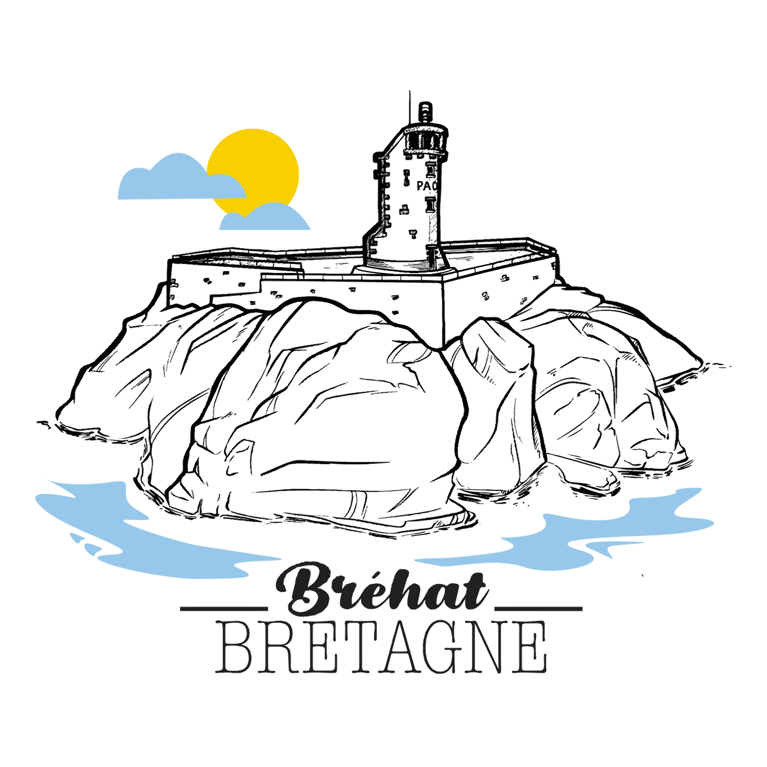 Archipel - Décor du phare du Paon