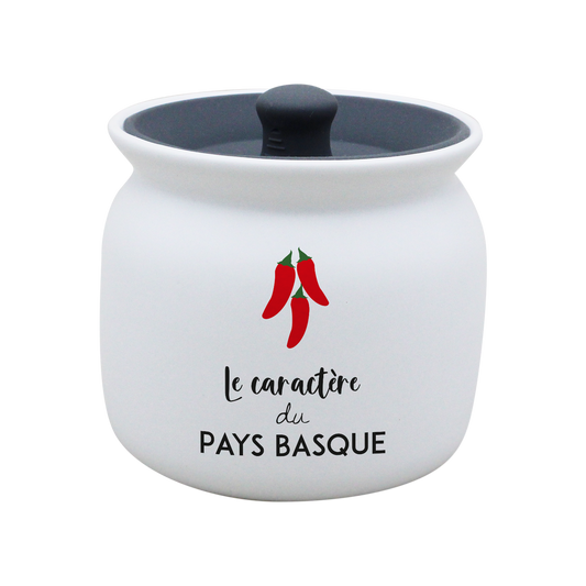 POT BLANC GM COUV. SILICONE GRIS -ESTEBAN5