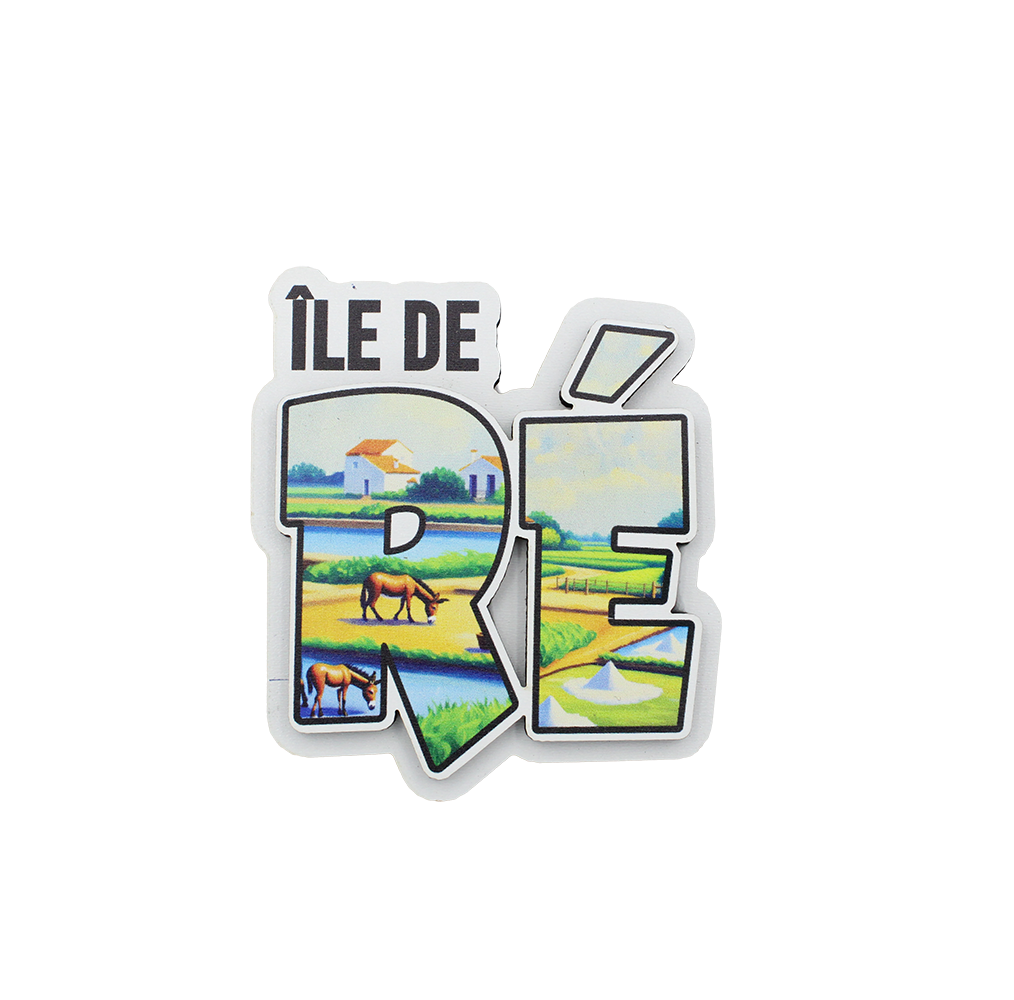 MAGNET ILE DE RE MARAIS SALANT COUCHE DE SOLEIL
