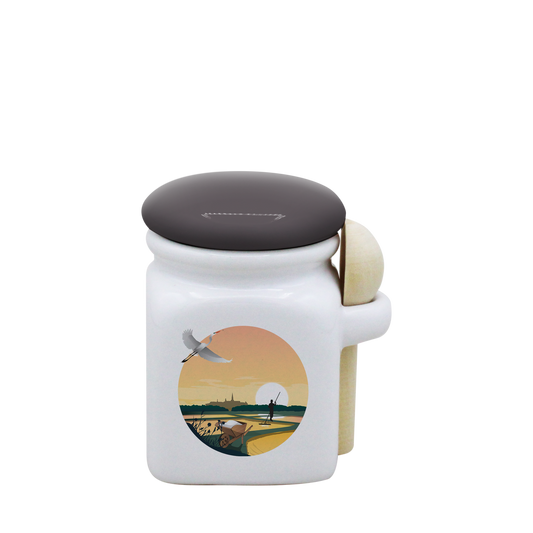 POT BLANC MINI COUV. GRIS+CUIL. BOIS-MARHERON