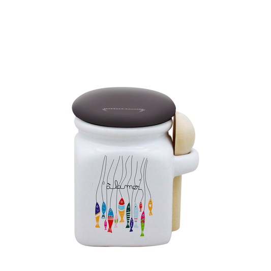 POT BLANC MINI COUV. GRIS+CUIL. BOIS-ALM-2