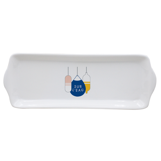 PLAT A CAKE BLANC-BOUEE SUR L'EAU LA PETITE EMI