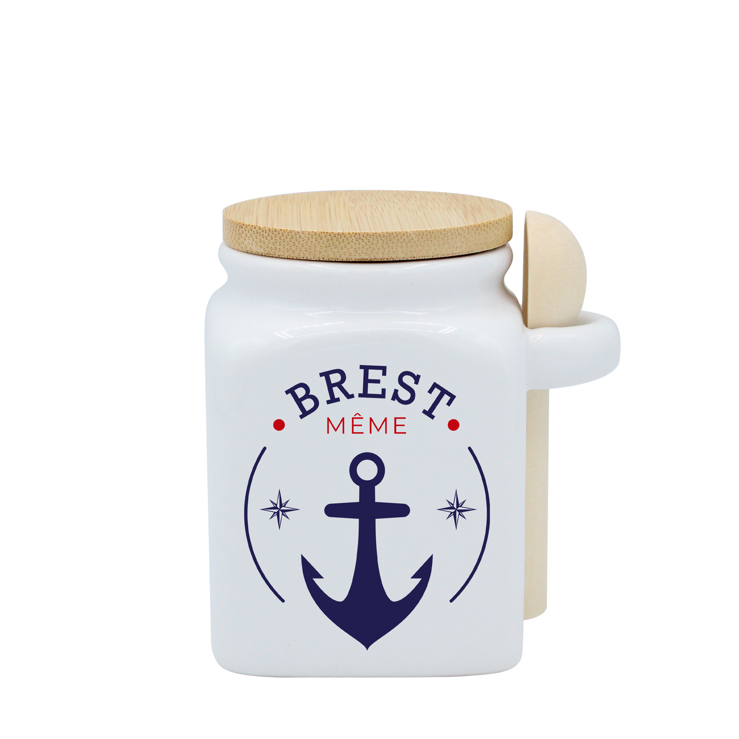 POT BLANC PM COUV. BAMBOO+CUIL. BOIS-RBBRESTM