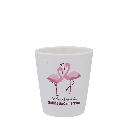 TASSE ESPRESSO BLANCHE S/ANSE-FLAMANT