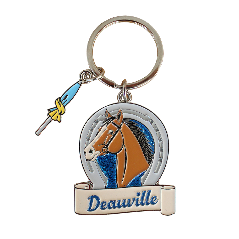 PORTE CLÉS FER A CHEVAL DEAUVILLE