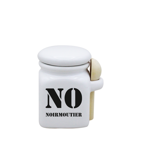 POT BLANC MINI COUV. BLANC+CUIL. BOIS-NOIRNO