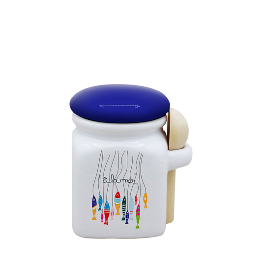POT BLANC MINI COUV. BLEU+CUIL. BOIS-ALM-2