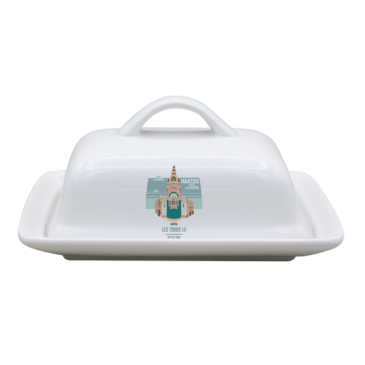 BEURRIER RECTANGLE BLANC-NTETOUR