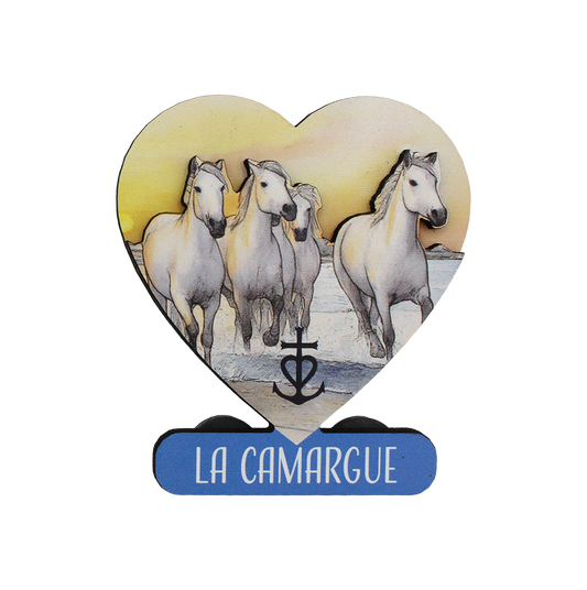 MAGNET CHEVAUX PLAGE CAMARGUE