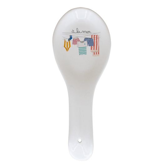 REPOSE CUILLERE BLANC-TRILINGE