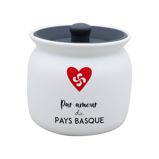 POT BLANC GM COUV. SILICONE GRIS -ESTEBAN1