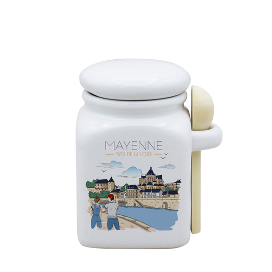 POT BLANC PM COUV. BLANC+CUIL. BOIS-MAYENU