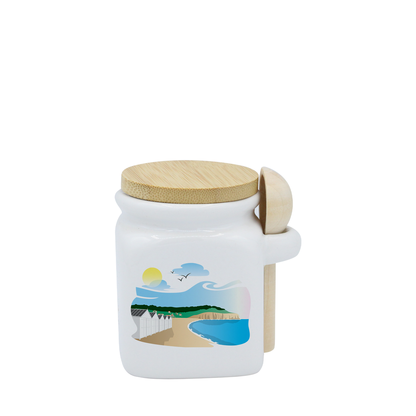 POT BLANC MINI COUV. BAMBOO+CUIL. BOIS-SPEQUIB