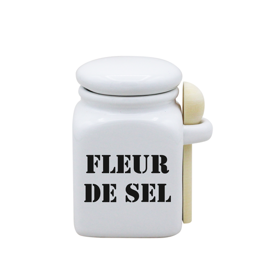 POT BLANC PM COUV. BLANC+CUIL. BOIS-FLSEL
