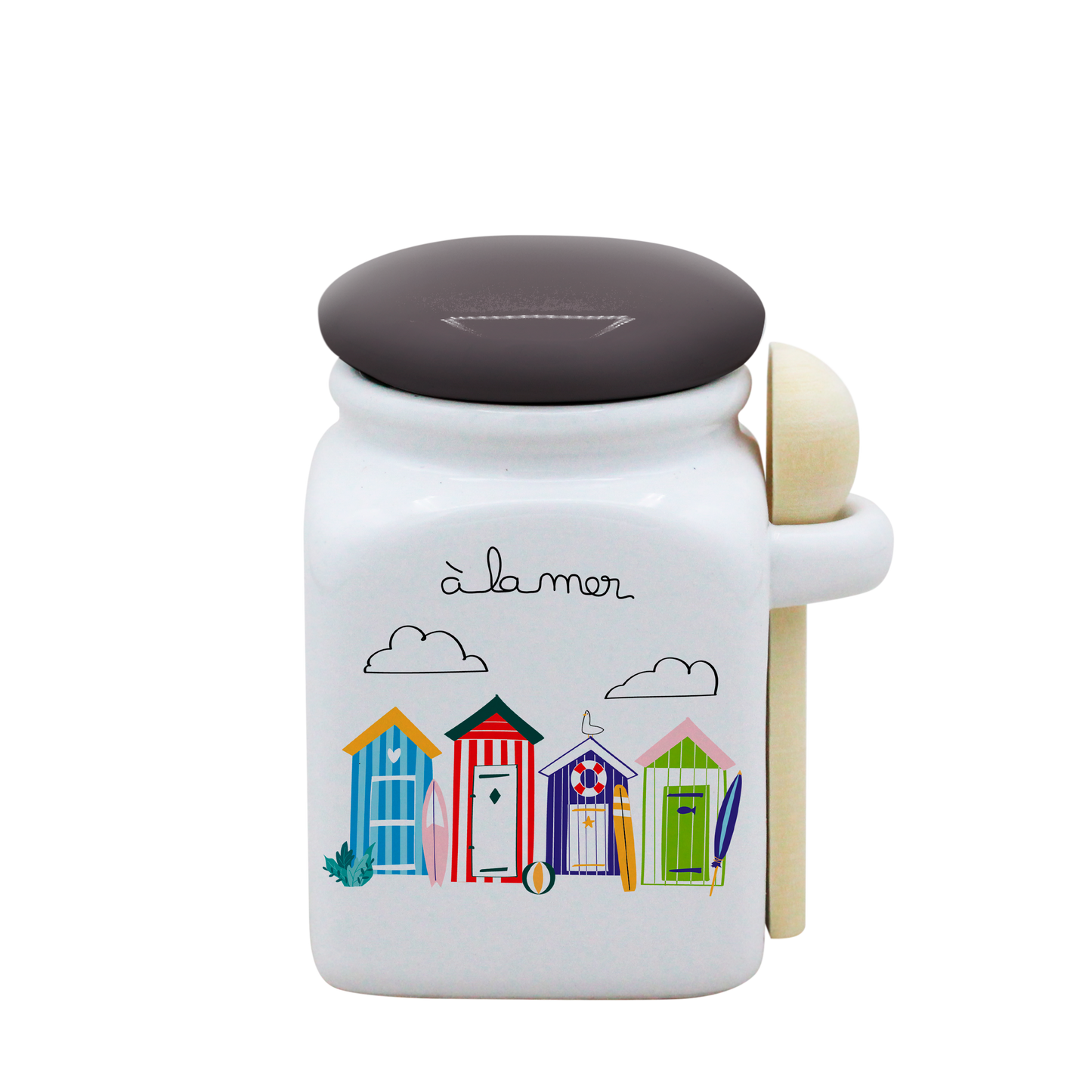 POT BLANC PM COUV. GRIS+CUIL. BOIS-ALM3