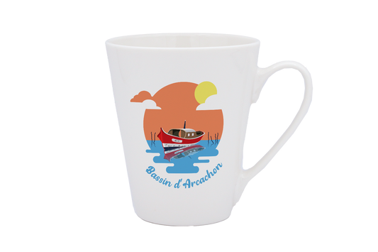 MUG CONIQUE BLANC-BASSINPI