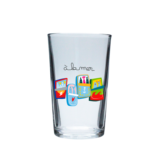 VERRE PM 33cl DURALEX-A LA MER SARDINES