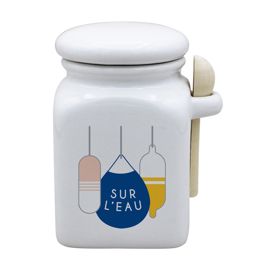 POT BLANC MM COUV. BLANC+CUIL. BOIS-BOUEE SUR L'EAU LA PETITE EMI