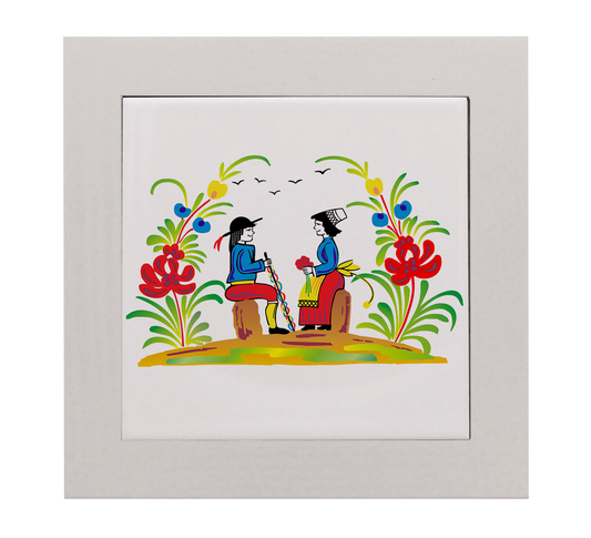ENTOURAGE BOIS BEIGE-CARREAU FAIENCE 15x15 NU-RETRO