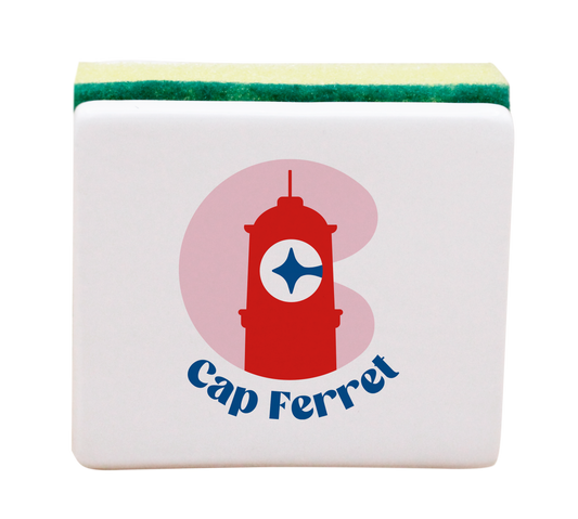 PORTE EPONGE BLANC - C CAP LEVEE D SOLEIL