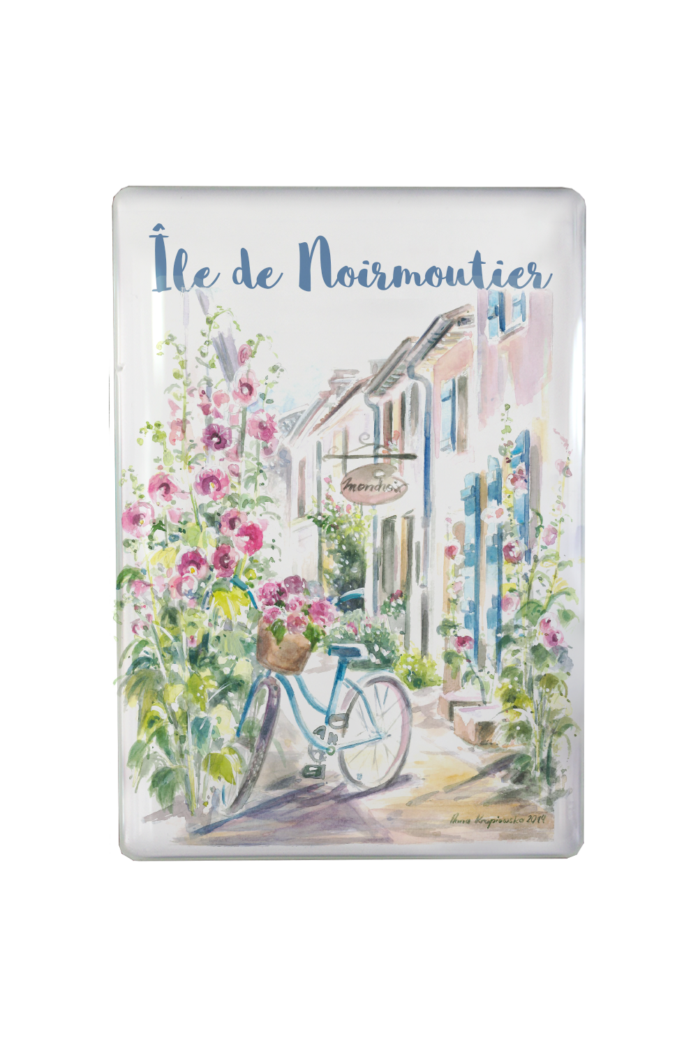 MAGNET NOIRMOUTIER AQUARELLE VILLE