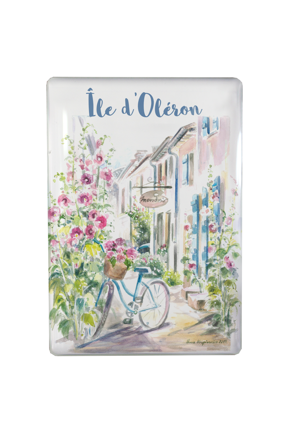 MAGNET OLERON AQUARELLE VILLE