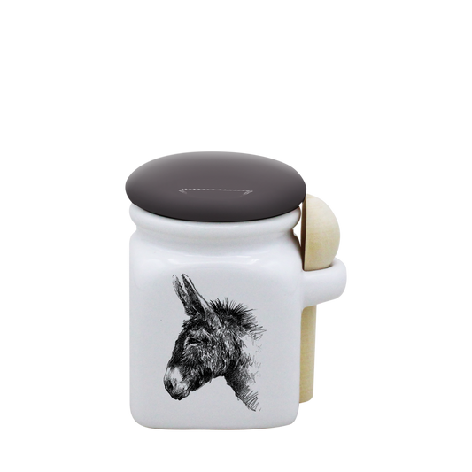 POT BLANC MINI COUV. GRIS+CUIL. BOIS - DESSIN HORIZONTAL ST GEORGES DE DIDONNE SPE BO ET BON