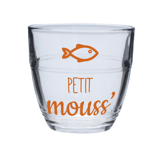 VERRE GIGOGNE PM 16cl DURALEX - PETIT MOUSS' ORANGE