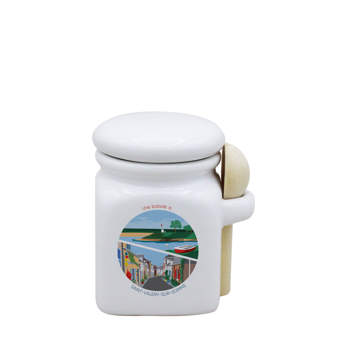 POT BLANC MINI COUV. BLANC+CUIL. BOIS-SPESTVAL