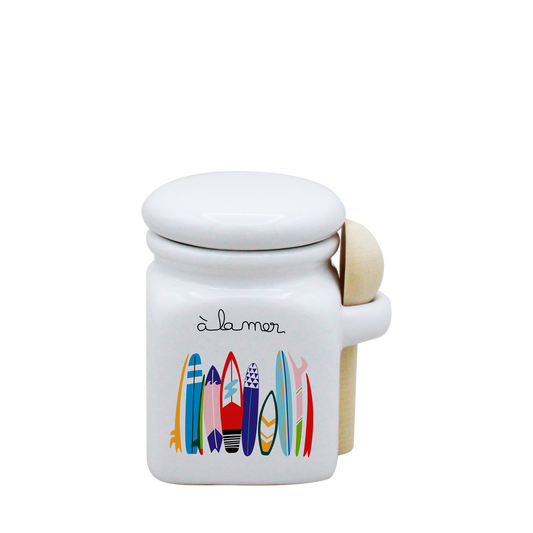 POT BLANC MINI COUV. BLANC+CUIL. BOIS-ALM4