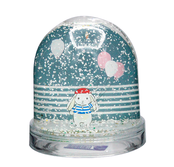 BOULE A NEIGE ROMEO GM TRANSPARENT