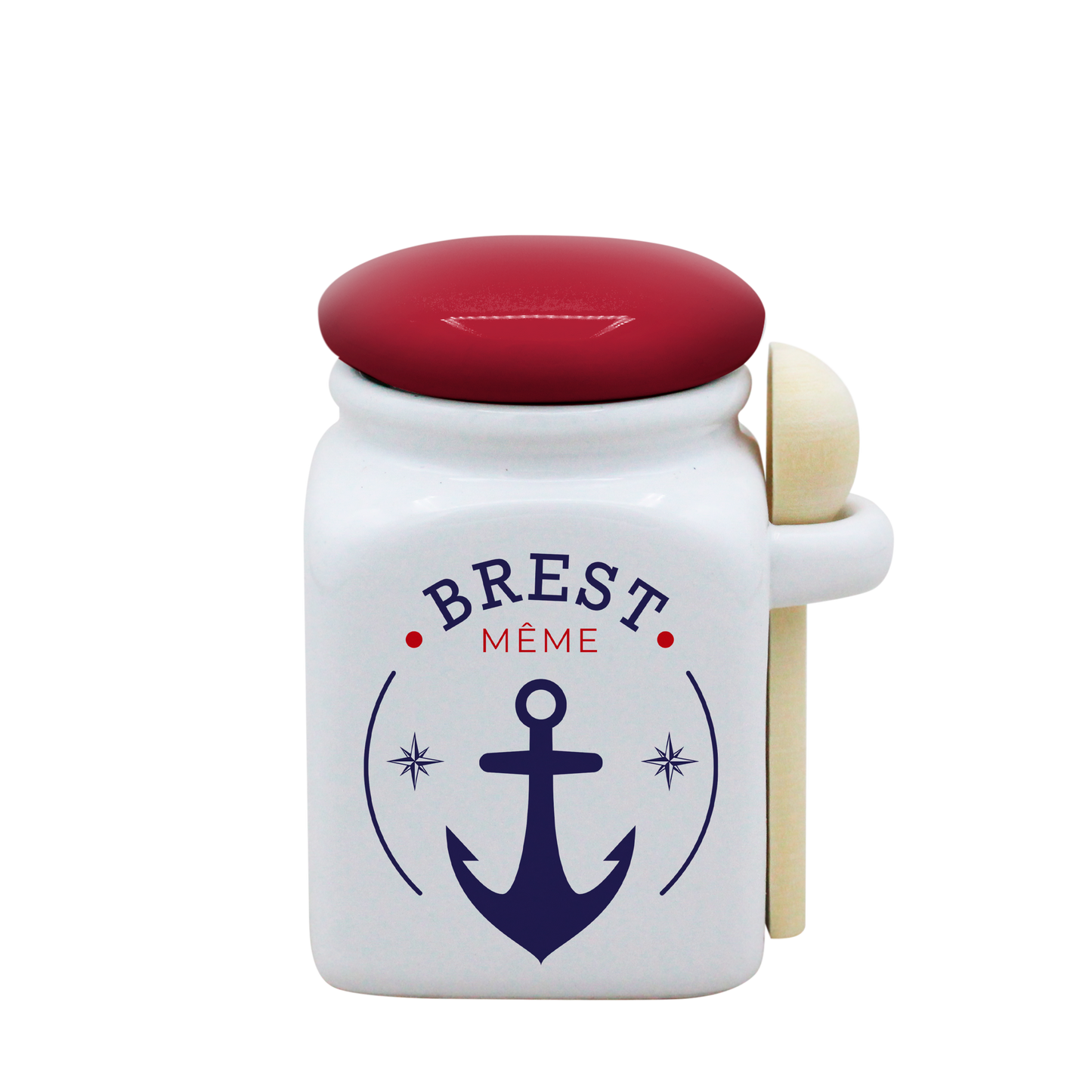 POT BLANC PM COUV. ROUGE+CUIL. BOIS-RBBRESTM