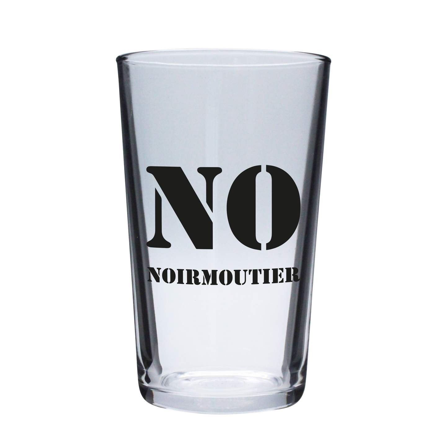 VERRE A BIERRE 50cl ARC - NOIRMOUTIER NO "NE PLUS VENDRE MARQUE DEPOSE"