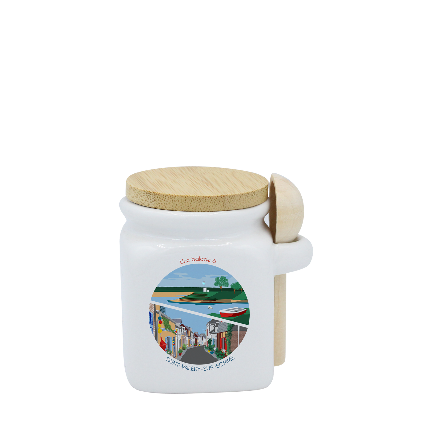 POT BLANC MINI COUV. BAMBOO+CUIL. BOIS-SPESTVAL