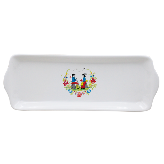 PLAT A CAKE BLANC-RETRO