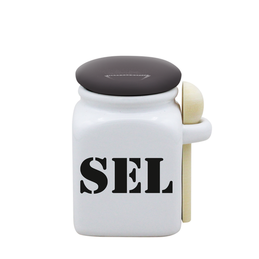 POT BLANC PM COUV. GRIS+CUIL. BOIS-SELS