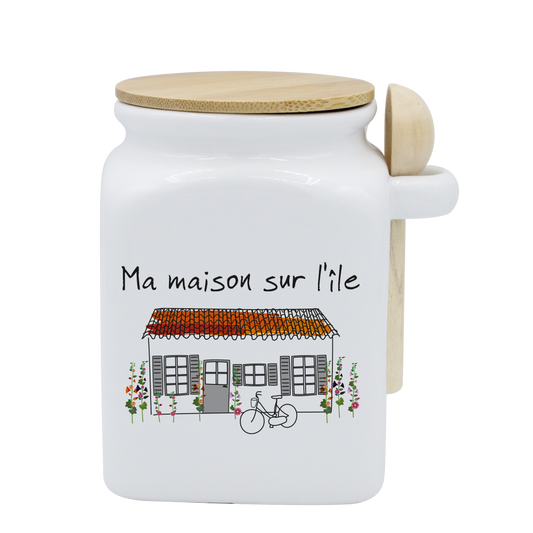 POT BLANC MM COUV. BAMBOO+CUIL. BOIS-MMASI