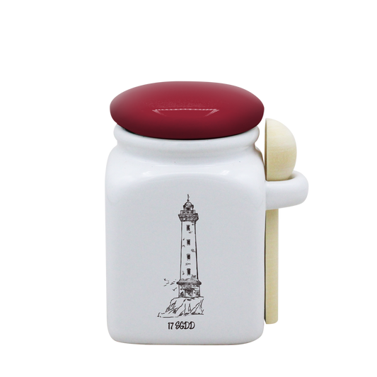 POT BLANC PM COUV. ROUGE+CUIL. BOIS - PHARE SPE BO ET BON