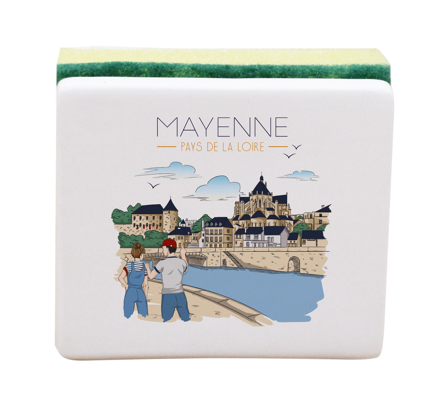 PORTE EPONGE BLANC-MAYENU