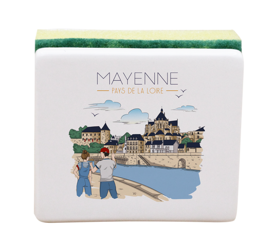 PORTE EPONGE BLANC-MAYENU