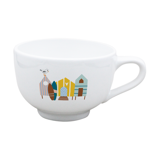 BOL JUMBO BLANC-CABINES ET SURF LA PETITE EMI
