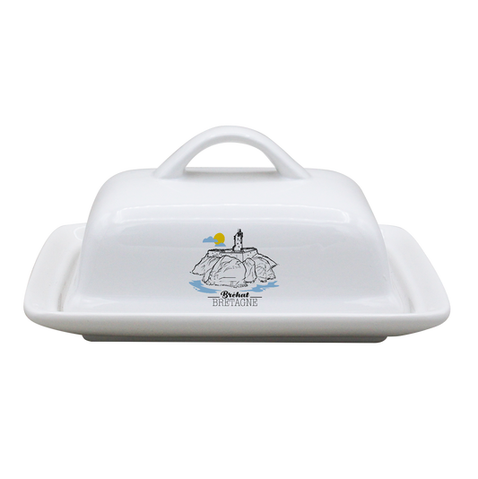 BEURRIER RECTANGLE BLANC-BREPAON